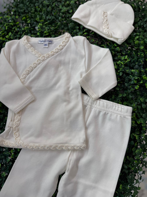 Sippy Baby Pima Cotton Off Corded Trim Set