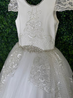 Piccolo Bacio Exclusive Lace and Silk Couture Gown Victoria