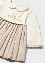 Mayoral Girls’ Pleated Knit Dress - 2804