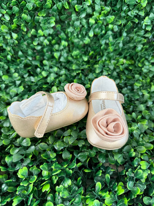 Mayoral Girls’ Infant Bronze Rose Mary Janes - 9960