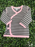 Sippy Baby Girls' Pima Cotton 3pc Striped Set