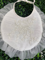 Piccolo Bacio Girls' Raw Silk and Lace Baptism Gown Katrina