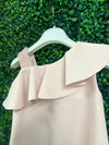 Bimbalo’ Girls' Crepe Asymmetrical Dress with Rhinestone and Pearl Accent