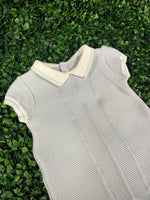 Dolce Goccia Boys' Blue Cotton Knit Romper