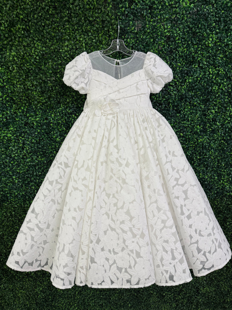 Princess Daliana Floral Lace Gown D24469