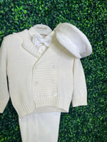 Michelina Bimbi 5 Piece Baptism Outfit with Cap