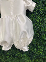 Piccolo Bacio Boys' Regal Lace Massimo Romper