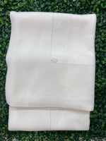 Martin Aranda Cream Knit Blanket