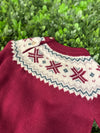 Martin Aranda Boys’ Red Knit Sweater and Corduroy 3 Piece Set