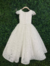 Macis Design All Lace and Pearl Beaded Gown 19417A