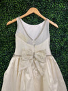 Piccolo Baccio Silk and Lace Communion Gown Faith - Sample Sale