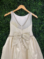 Piccolo Baccio Silk and Lace Communion Gown Faith - Sample Sale
