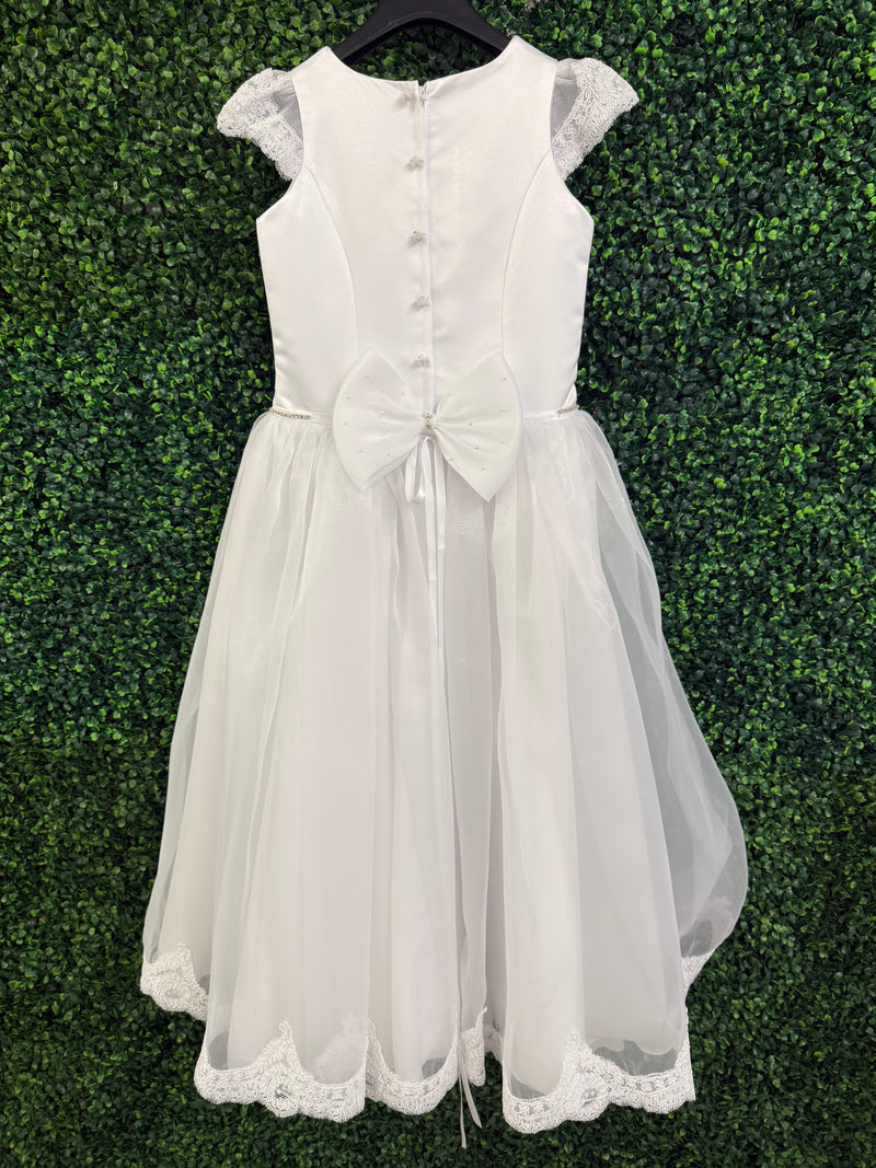 Nan & Jan Communion Gown Crystal - Sample Sale