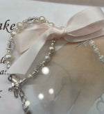 Simply Charming Baby Keepsake Mother of Pearl and Crystal Bracelet