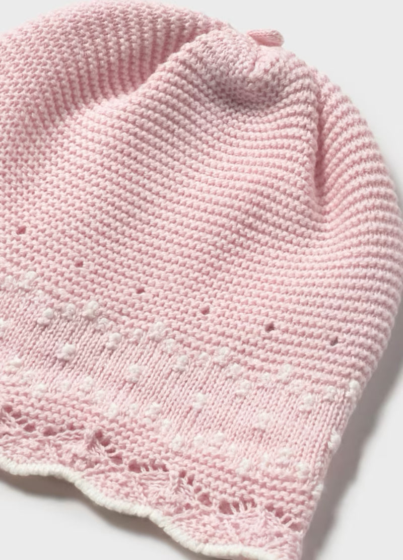 Mayoral Infant Girls’  Pink Cotton Knit Three Piece Outfit 2556