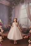 Princess Daliana Velour 3D Rosette Gown