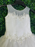 Nan & Jan Floral Communion Gown 32025 - Sample Sale