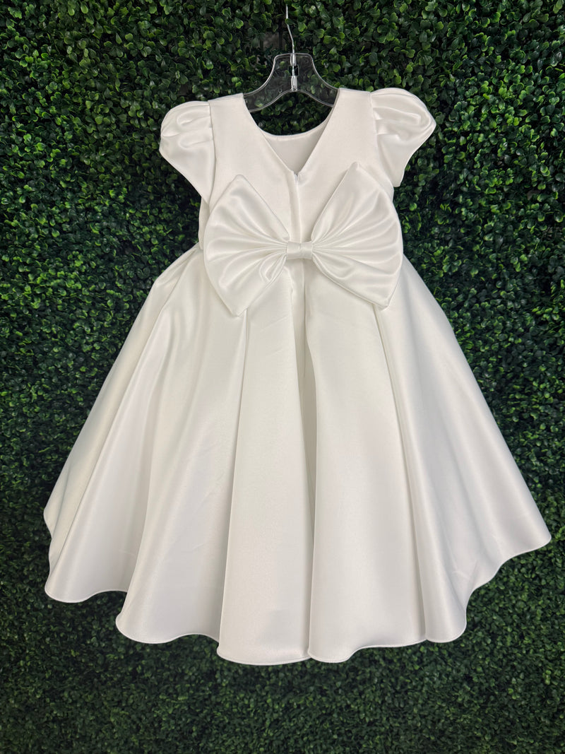 Nan & Jan Satin Circle Skirt Dress - 3081