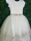 Nan & Jan Lace Tiered Lace Communion Dress