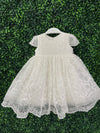 Teter Warm Floral Beaded Lace Baptism Dress - BS51