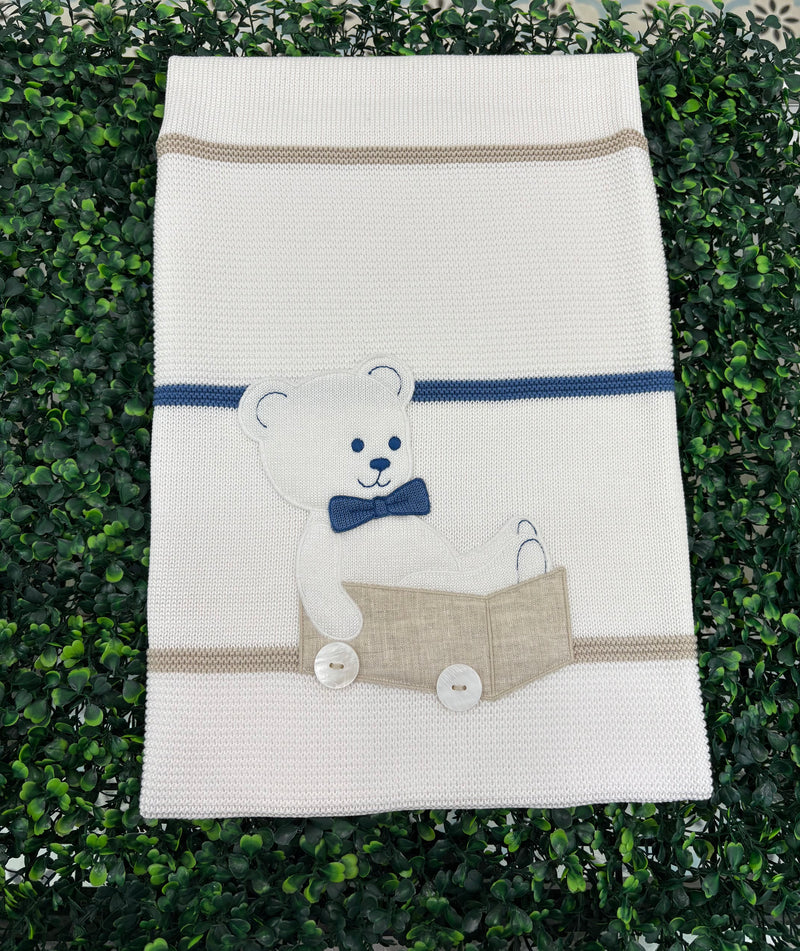 Bimbalo Boys' 4 PC Knit Teddy Bear Ensemble