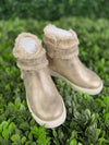 Mayoral Girls' Champagne Faux Fur Lined Ankle Boot 44573