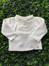 Martin Aranda Peter Pan Collar Baptism Changing Knit 3 Piece Set 10231