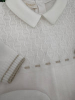 Sara’s Favorite! Made in Italy!  Bimbalo Boys' Taupe/White 4Pc Set