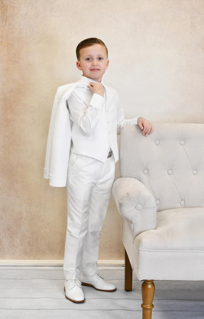 Michelina Bimbi Italian Matte Silk Textured Communion 3pc Suit