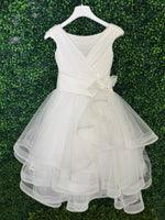 Michelina Bimbi Tiered Shimmer Gown J4213