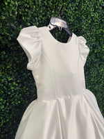 Nan & Jan Satin Circle Skirt Dress - 3081