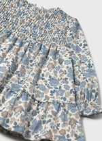 Mayoral Girls’ Floral Velvet Dress - 2909