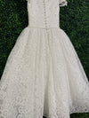 Macis Design All Lace and Pearl Beaded Gown 19417A