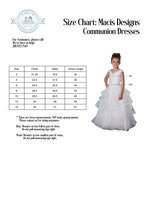 Macis Design White Petal Cap Sleeve Gown 1848