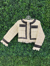 Oh La La Couture Girls’ Tweed Lady Jacket and Tutu Dress Set