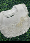 Christie Helene Couture "Mink Float" Christening Dress