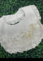 Christie Helene Couture "Mink Float" Christening Dress