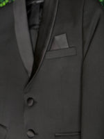 Leo & Zachary Boys' Black Tuxedo