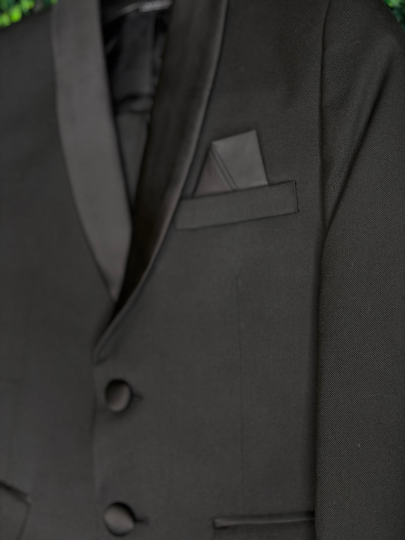 Leo & Zachary Boys' Black Tuxedo