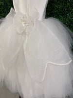 Piccolo Bacio Couture Mikado Tulle Tiered Gown Joan