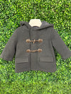 Mayoral Boys’ Navy Peacoat with Brown Toggle Button 2425