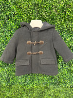 Mayoral Boys’ Navy Peacoat with Brown Toggle Button 2425