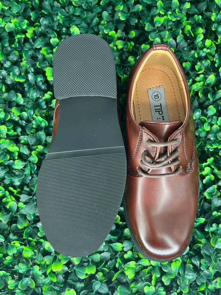 Boys Brown Dress Shoes 2Y / Brown Boys Brown Dress Shoes 2Y / Brown