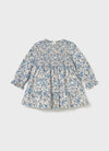 Mayoral Girls’ Floral Velvet Dress - 2909