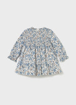 Mayoral Girls’ Floral Velvet Dress - 2909