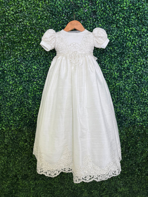 Piccolo Bacio Heirloom Dupioni Gown Eliana
