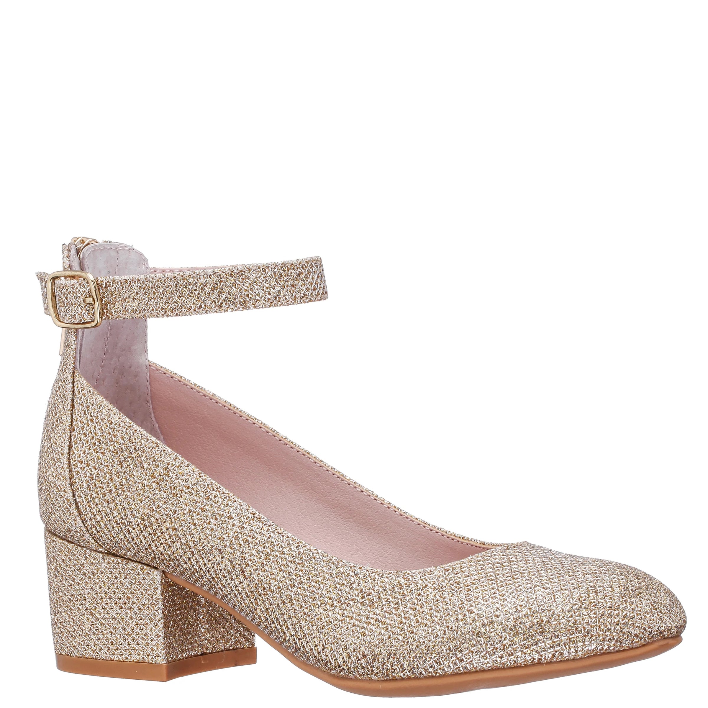 nina gold dress shoes New Nina Sparkly Gold Dress Shoes - US 6M Faux Gemstones 4" Heel