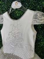 Piccolo Bacio Exclusive Lace and Silk Couture Gown Victoria