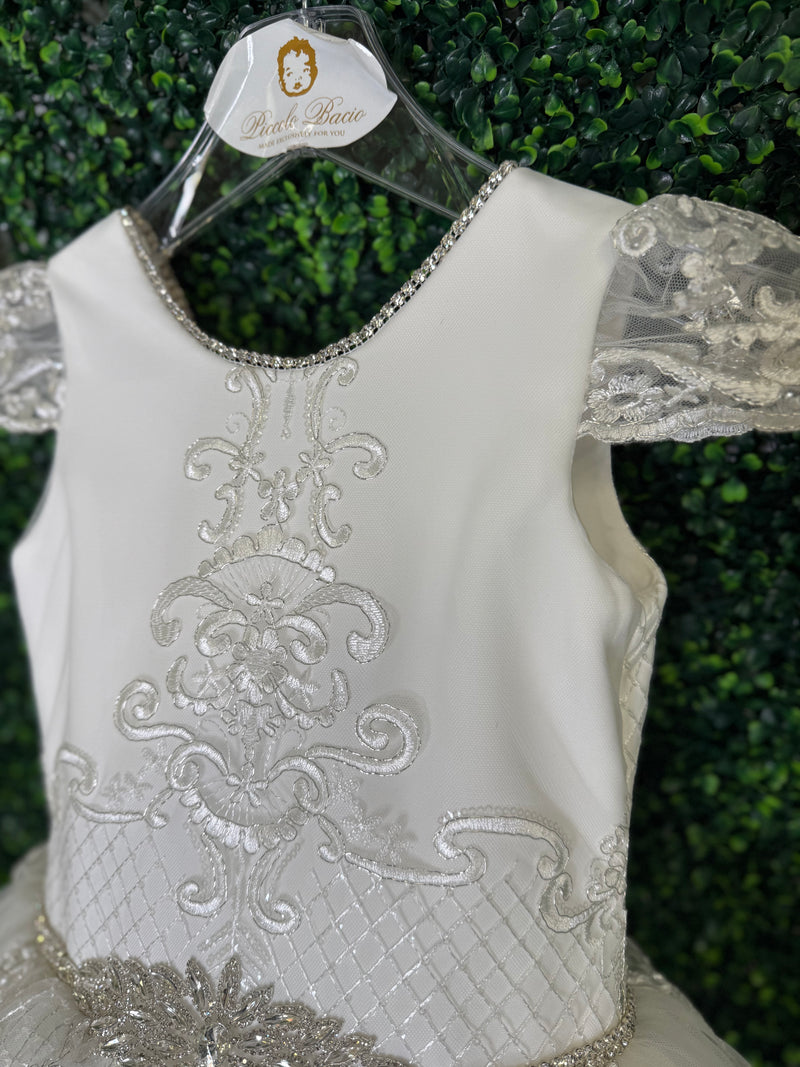 Piccolo Bacio Exclusive Lace and Silk Couture Gown Victoria