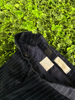Bimbalo Boys’ Velvet Navy Pinstripe Five Piece Suit Set